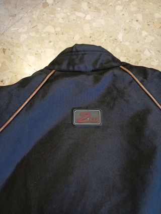 Chaqueta Moto 2 Wheels Negra y Gris