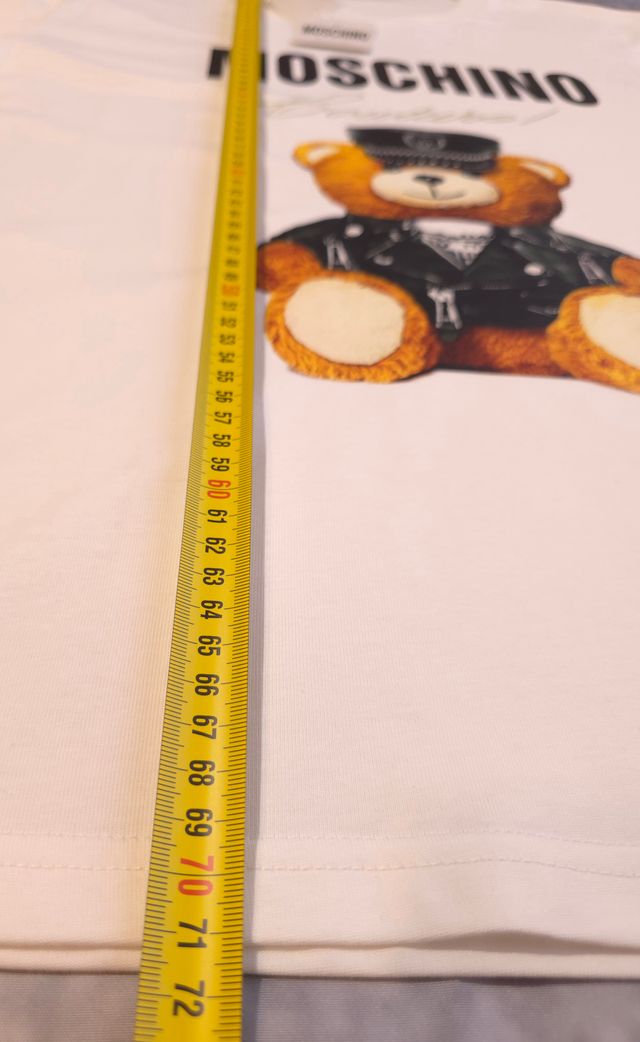 Camiseta Moschino Oso Motero Talla M Ref-48300