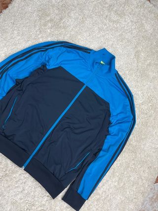 ¡¡OFERTA!! Talla L Chaqueta Adidas Azul y Negro