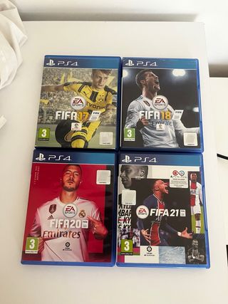Lote FIFA 17, 18, 20, 21 PS4 y PS5