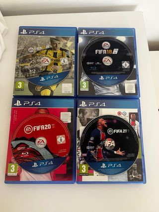 Lote FIFA 17, 18, 20, 21 PS4 y PS5