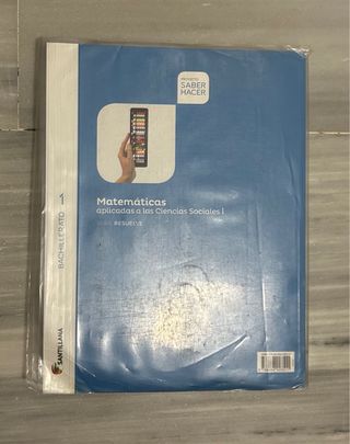 Libro Matemáticas Aplicadas a las CCSS 1º Bach