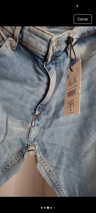 Pantalón vaquero hombre