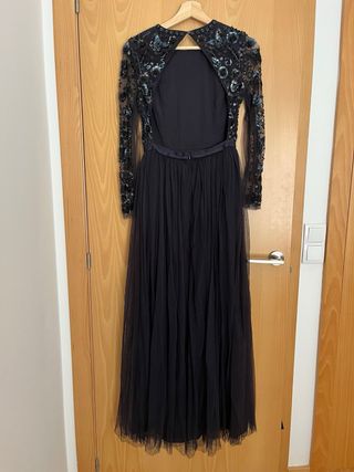 Vestido Fiesta Azul Noche Needle & Thread