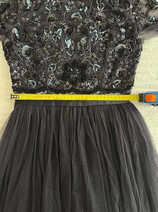 Vestido Fiesta Azul Noche Needle & Thread