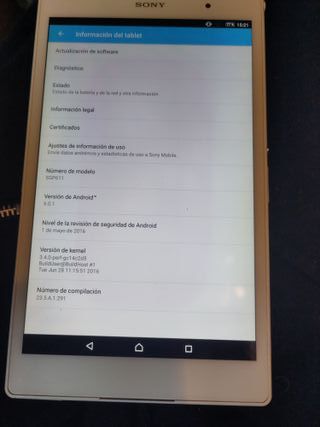Tableta Sony Xperia Z3 Blanca