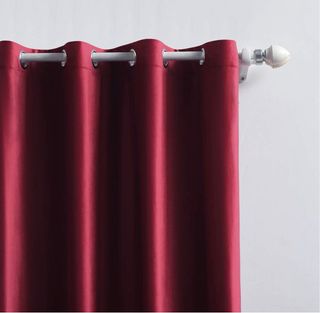 Cortinas Burdeos Terciopelo