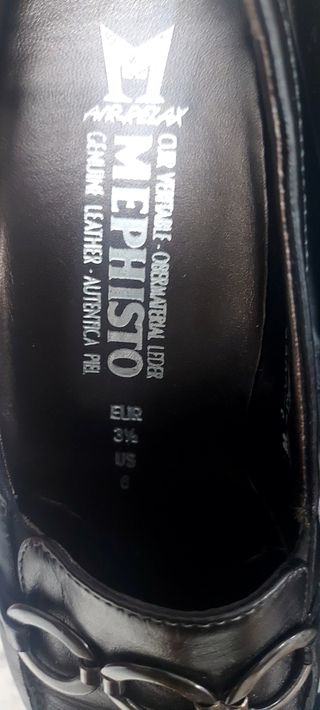 Mocasines Mephisto Piel Mujer Negros