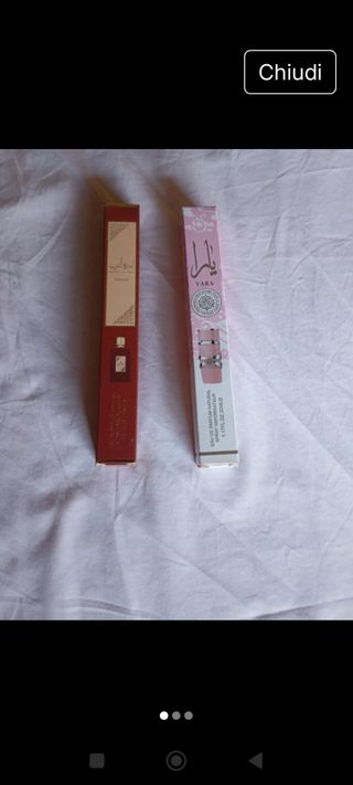 Profumi arabi Yara Rossi e Rosa