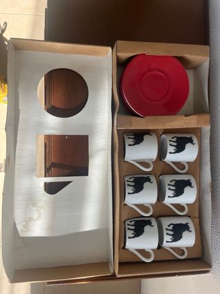 Juego de café español 6 tazas