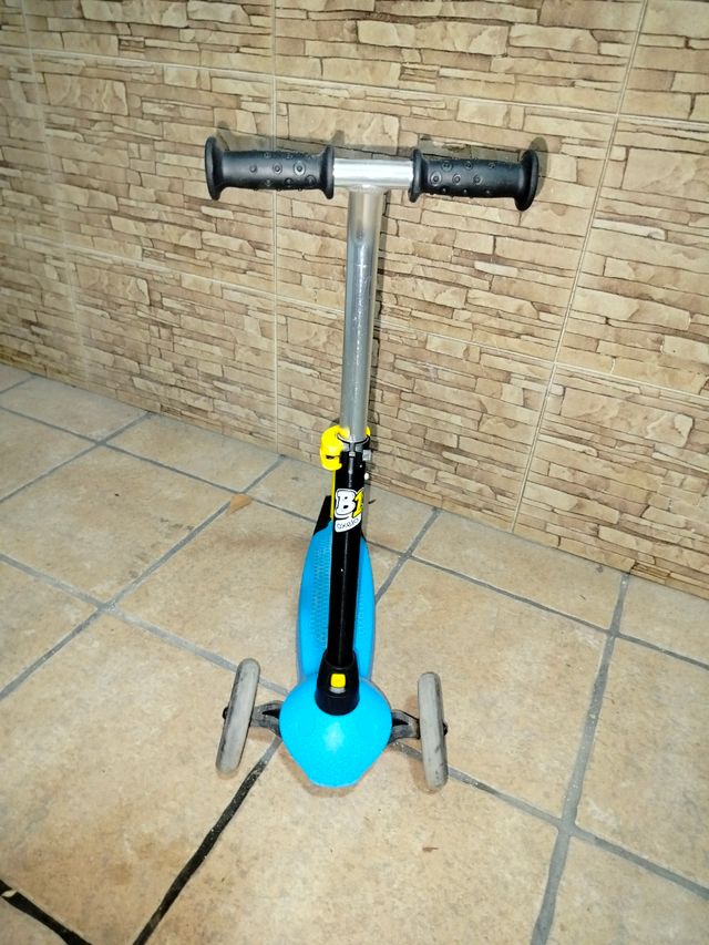 Patinete infantil 3 ruedas azul