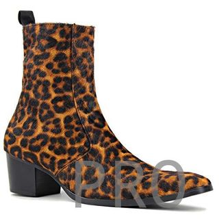 Botines Chelsea de Leopardo talla 43
