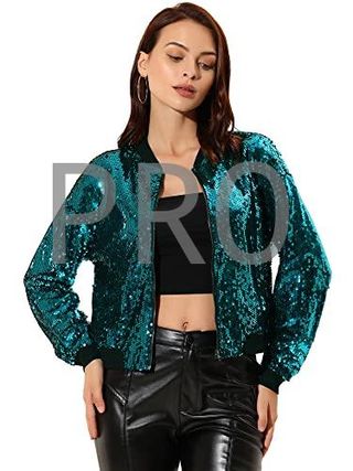 Chaqueta Bomber de Lentejuelas