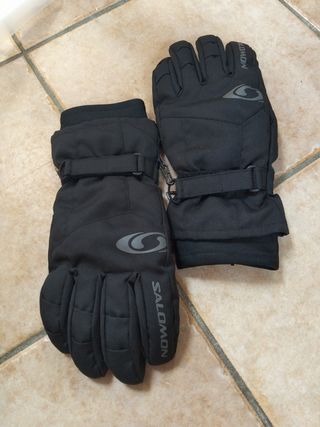 Guantes de Nieve Salomon Hombre Negros T-L
