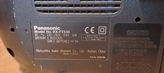 Panasonic RX-FT530 Boombox Vintage Anni '90