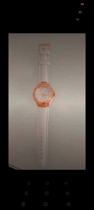 Orologio da polso donna oro e bianco