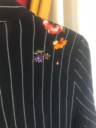 Camicione Stradivarius righe fiori