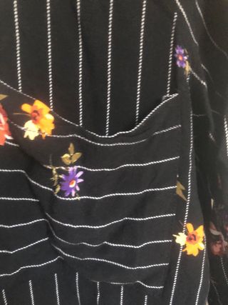 Camicione Stradivarius righe fiori