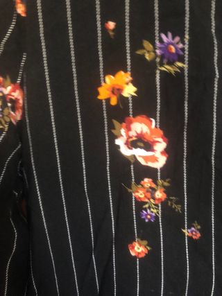 Camicione Stradivarius righe fiori