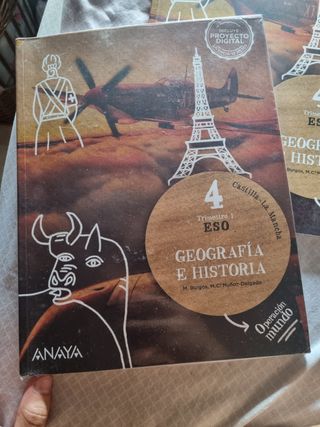 Pack Libros geografia 4 eso ANAYA