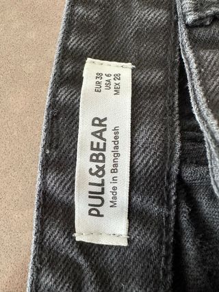 Pull&Bear Jeans Neri Taglia 38