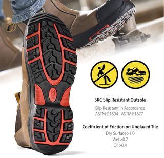 Zapatos de Seguridad Hombres Talla 41