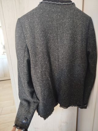 Giacca donna grigio/nera