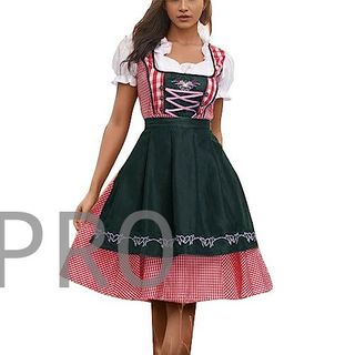 Traje Bavaro Corto Mujer