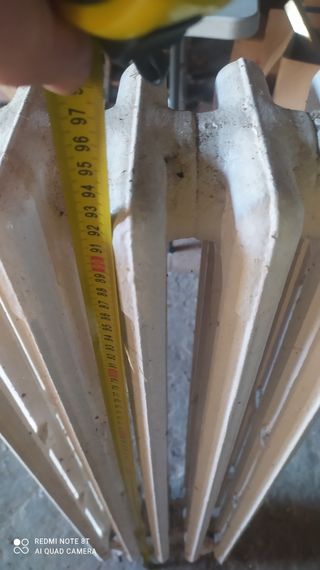 Radiador de hierro blanco