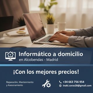 Informático a domicilio, todo tipo de reparaciones