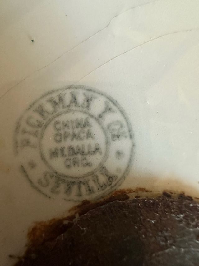 Lavabo antiguo Pickman La Cartuja Sevilla grande