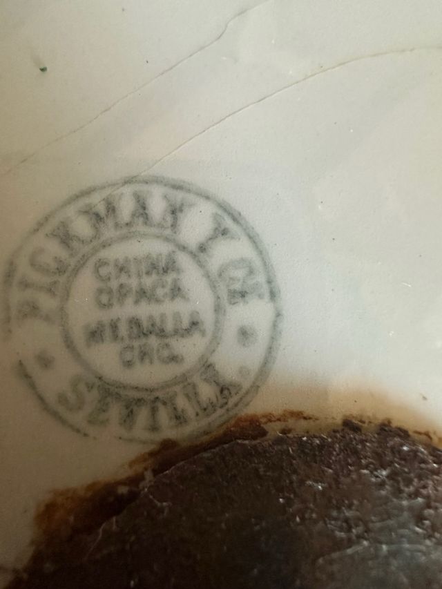 Lavabo antiguo Pickman La Cartuja Sevilla grande