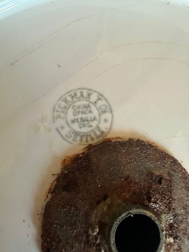 Lavabo antiguo Pickman La Cartuja Sevilla grande