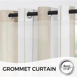 Cortinas Translúcidas Rayas 140*260