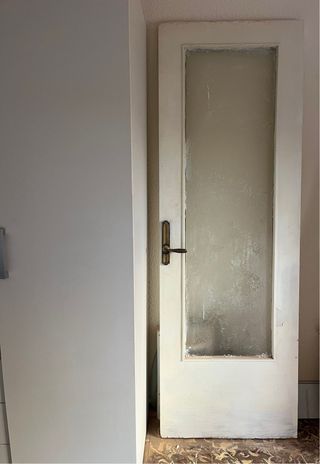 Puerta interior con cristal