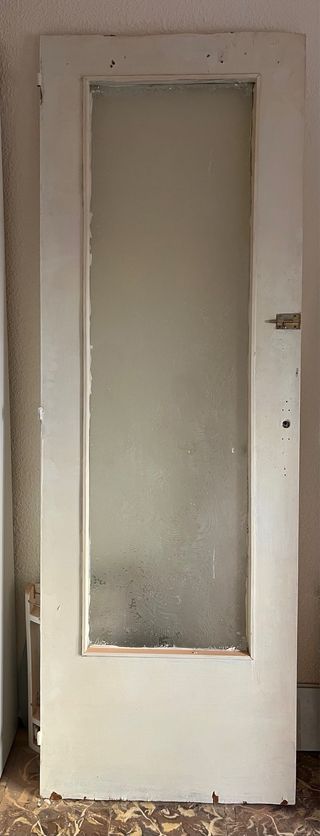 Puerta interior con cristal