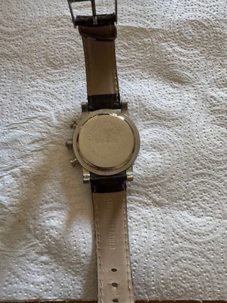 Reloj Louis Valentine Marrón y Plateado. Sin caja