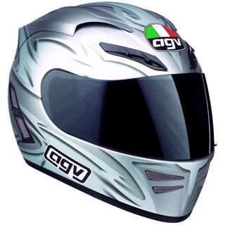 Casco AGV + Guanti + Sottocasco Donna