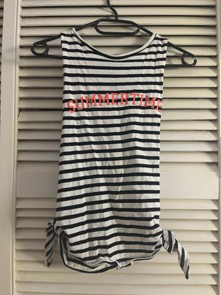 Camiseta tirantes rayas lazos S Primark 40 nuevo