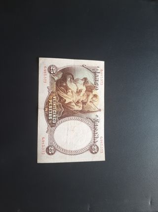 BILLETE DE 25 PESETAS DE 1931