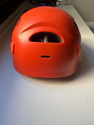 Casco de escalada naranja