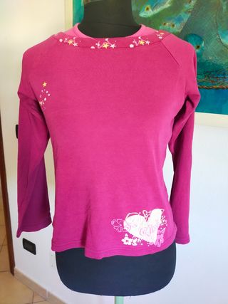 Maglia ragazza con stelle e cuore