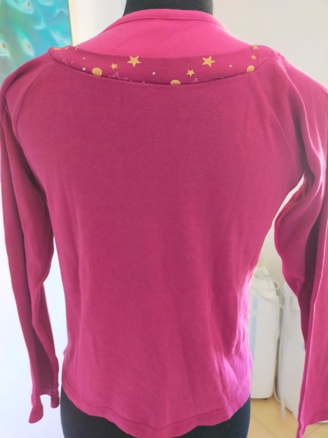 Maglia ragazza con stelle e cuore