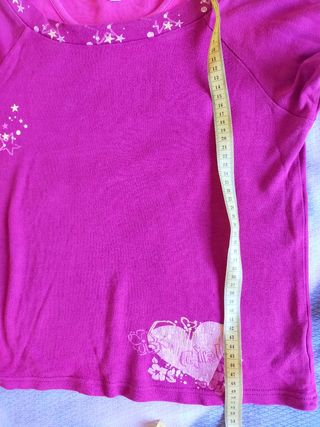 Maglia ragazza con stelle e cuore
