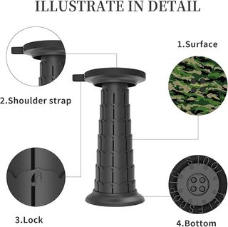 Taburete Telescópico Plegable