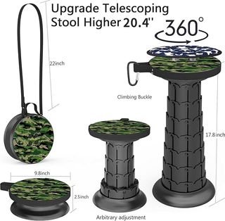 Taburete Telescópico Plegable
