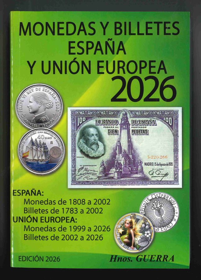Catálogo Monedas y Billetes Hnos Guerra 2026