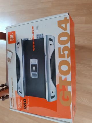 JBL GTO 504 4chアンプ JBL GTO 504 4chアンプ JBL GTO 504 4-Channel Car Power Amplifier