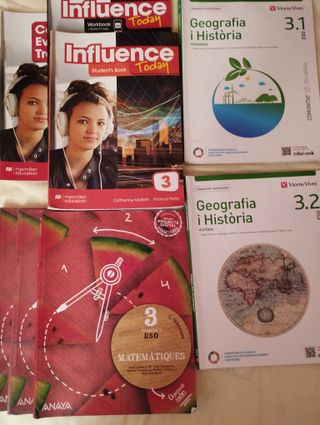 Libros 3r ESO comunidad Valenciana 