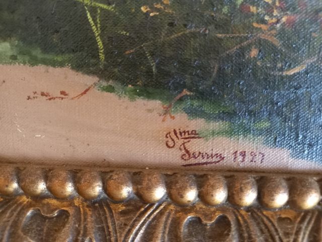 4 Cuadros de Josefina Ferrin, 1925, 1926 y 1927